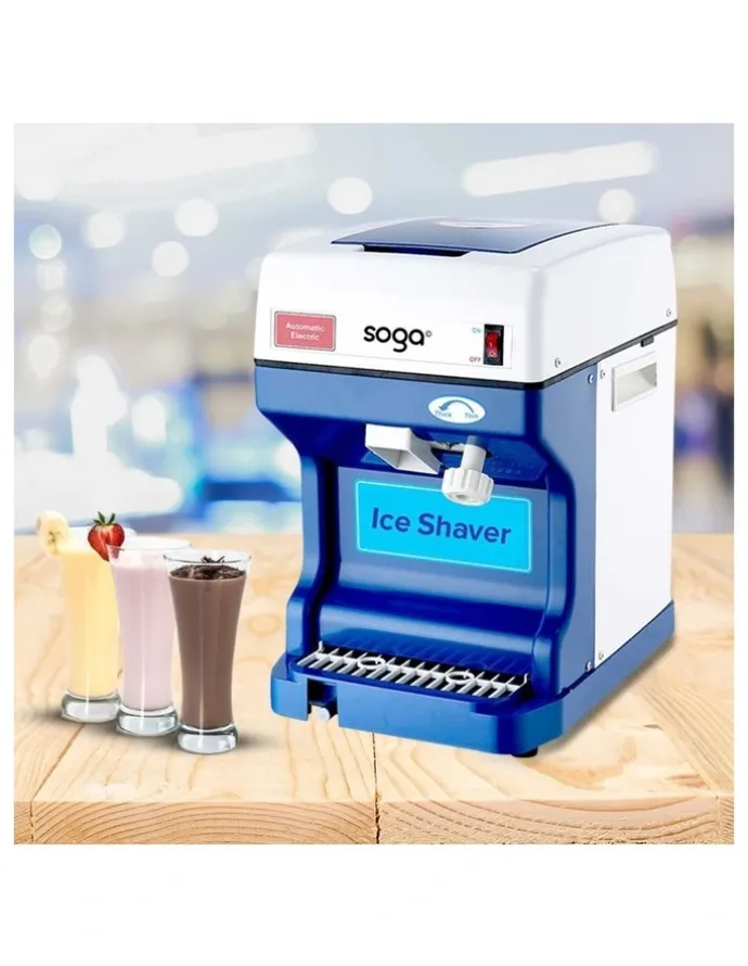 Soga International SOGA 250W Commercial Electric Ice Shaver - 120kg/h