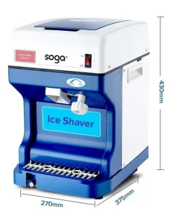 Soga International SOGA 250W Commercial Electric Ice Shaver - 120kg/h