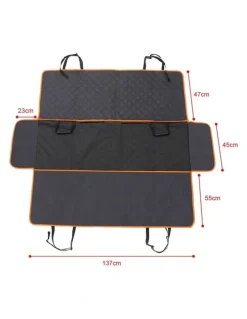 Soga International SOGA 2X Black 600D Oxford Waterproof Dog Car Seat Hammock Cover