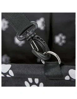 Soga International SOGA 2X Black Waterproof Pet Booster Car Seat with Mesh Carrier