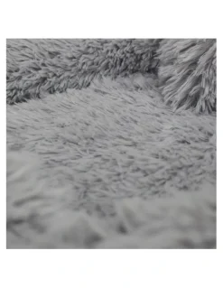 Soga International SOGA 2X Black Plush Cat & Dog Bed Cushion Nest