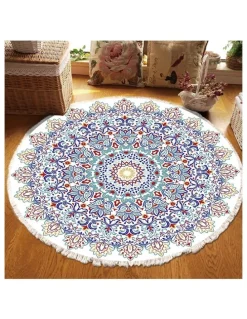 Soga International SOGA 2X 120cm Mandala Non-Slip Area Rug