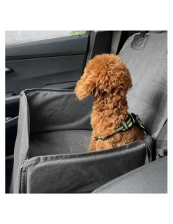 Soga International SOGA 2X Grey Breathable Pet Car Carrier Bag