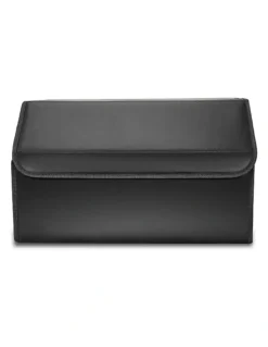 Soga International SOGA 2X Large Foldable Car Boot Storage Organisers Black