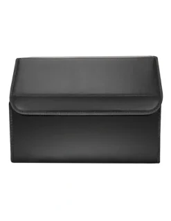 Soga International SOGA 2X Medium Foldable Car Boot Storage Organisers Black