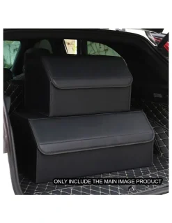 Soga International SOGA 2X Medium Foldable Car Boot Storage Organisers Black