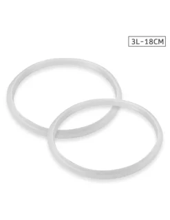Soga International SOGA 2X Silicone 3L Pressure Cooker Rubber Seal Ring Replacement Spare Parts