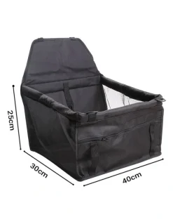Soga International SOGA 2X Waterproof Pet Booster Car Seat with Mesh Carrier