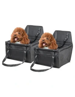 Soga International SOGA 2X Waterproof Pet Booster Car Seat with Mesh Carrier