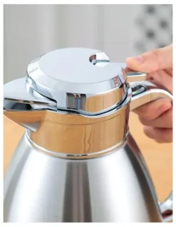 SOGA 1.8L Stainless Steel Insulated Water Bottle Vacuum Flask Coffee Jug Thermal in Silver