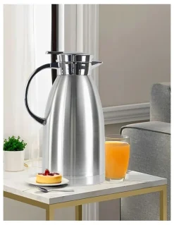 SOGA 2.3L Stainless Steel Water Bottle Insulated Vacuum Flask Coffee Jug Thermal in Stainless Steel