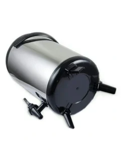 SOGA Portable Insulated Cold/Heat Coffee Tea Pot With Dispenser 8L in Silver