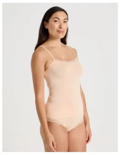 Soho Lace Modal Camisole in Beige