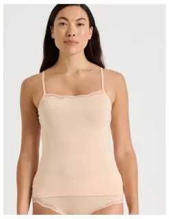 Soho Lace Modal Camisole in Beige