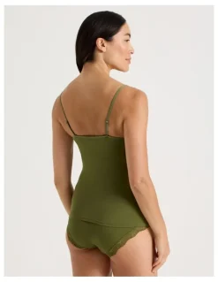 Soho Lace Modal Camisole in Khaki