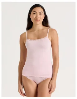Soho Lace Modal Camisole in Light Pink