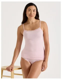 Soho Lace Modal Camisole in Light Pink