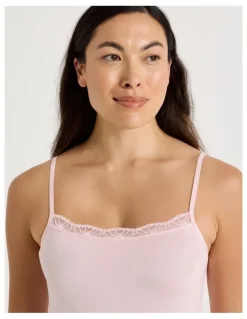 Soho Lace Modal Camisole in Light Pink