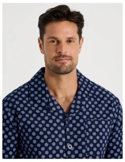 Soho Long Sleeve Flannelette Pyjama Set in Medallion