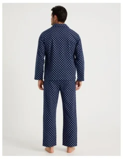 Soho Long Sleeve Flannelette Pyjama Set in Medallion