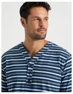 Soho Nightshirt in Blue Stripe