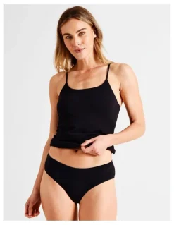 Soho Organic Cotton Bikini in Black