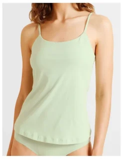 Soho Organic Cotton Camisole in Green