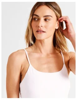 Soho Organic Cotton Camisole in White