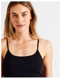 Soho Organic Cotton Camisole in Black