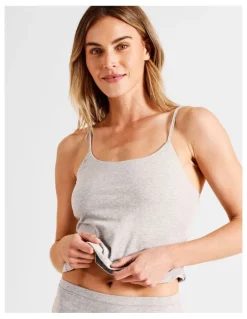 Soho Organic Cotton Camisole in Grey Marle