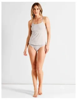 Soho Organic Cotton Camisole in Grey Marle