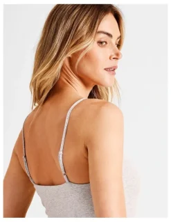 Soho Organic Cotton Camisole in Grey Marle