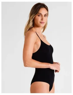 Soho Seamless Bodysuit in Black