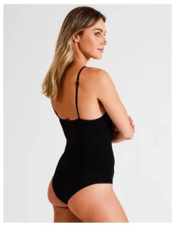 Soho Seamless Bodysuit in Black