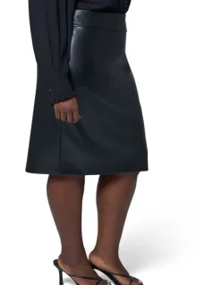 Something 4 Olivia Aurelia Pu Midi Skirt