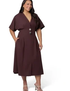 Something 4 Olivia Blair Linen Midi Dress