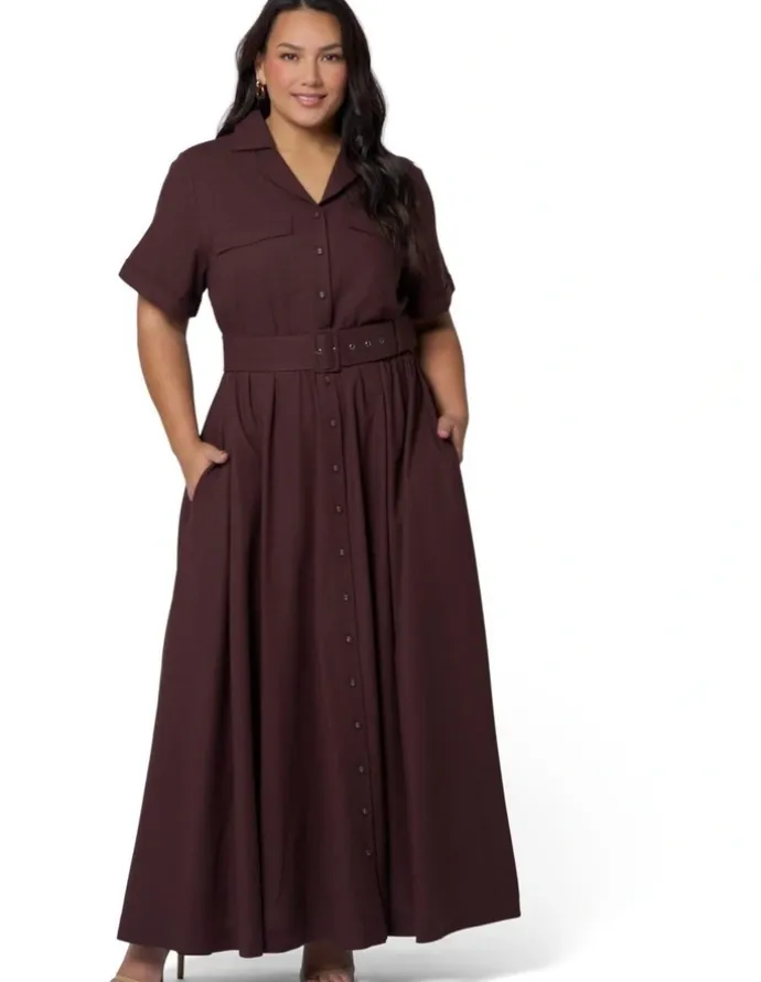 Something 4 Olivia Gabrielle Linen Maxi Dress
