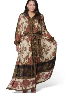Something 4 Olivia Sadie Maxi Shirt Dress