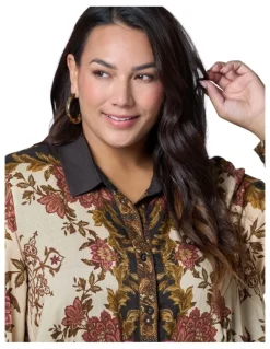 Something 4 Olivia Sadie Maxi Shirt Dress