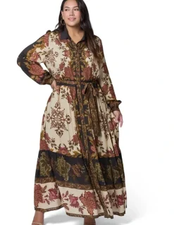 Something 4 Olivia Sadie Maxi Shirt Dress