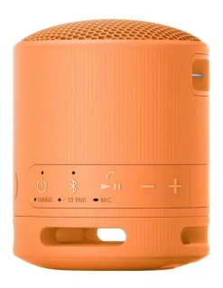 Sony Compact Wireless Bluetooth Speaker in Orange SRSXB100D