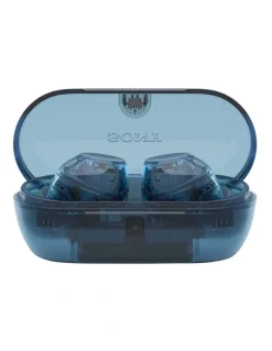 Sony Truly Wireless Earbuds with Noise Cancelling in Glass Blue