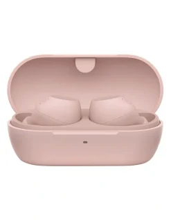 Sony Truly Wireless Earbuds with Noise Cancelling in Pink WF-C710N