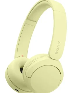 Sony Wireless On-Ear WH-CH520 Headphones in Yellow