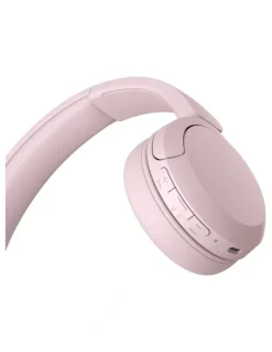 Sony Wireless On-Ear WH-CH520 Headphones in Pink