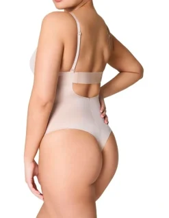 Spanx ShapeSuit Your Fancy Plunge Low-Back Thong Bodysuit