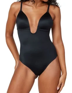 Spanx ShapeSuit Your Fancy Plunge Low-Back Thong Bodysuit