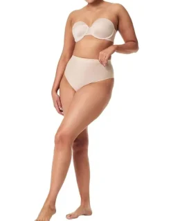 Spanx Sheer Power-Thong in Champagne Beige