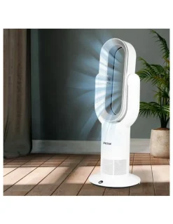 Spector Bladeless Fan Electric Cooler 2 in 1 Air Cool in White