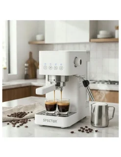 Spector Coffee Machine in White